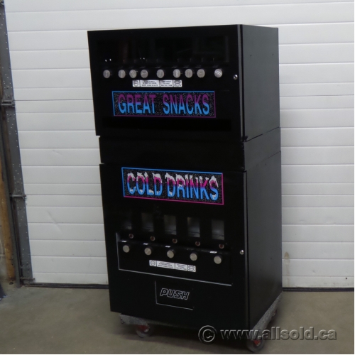 Seaga Coin Operated Snack and Drink Combo Vending Machine Allsold.ca Buy & Sell Used Office